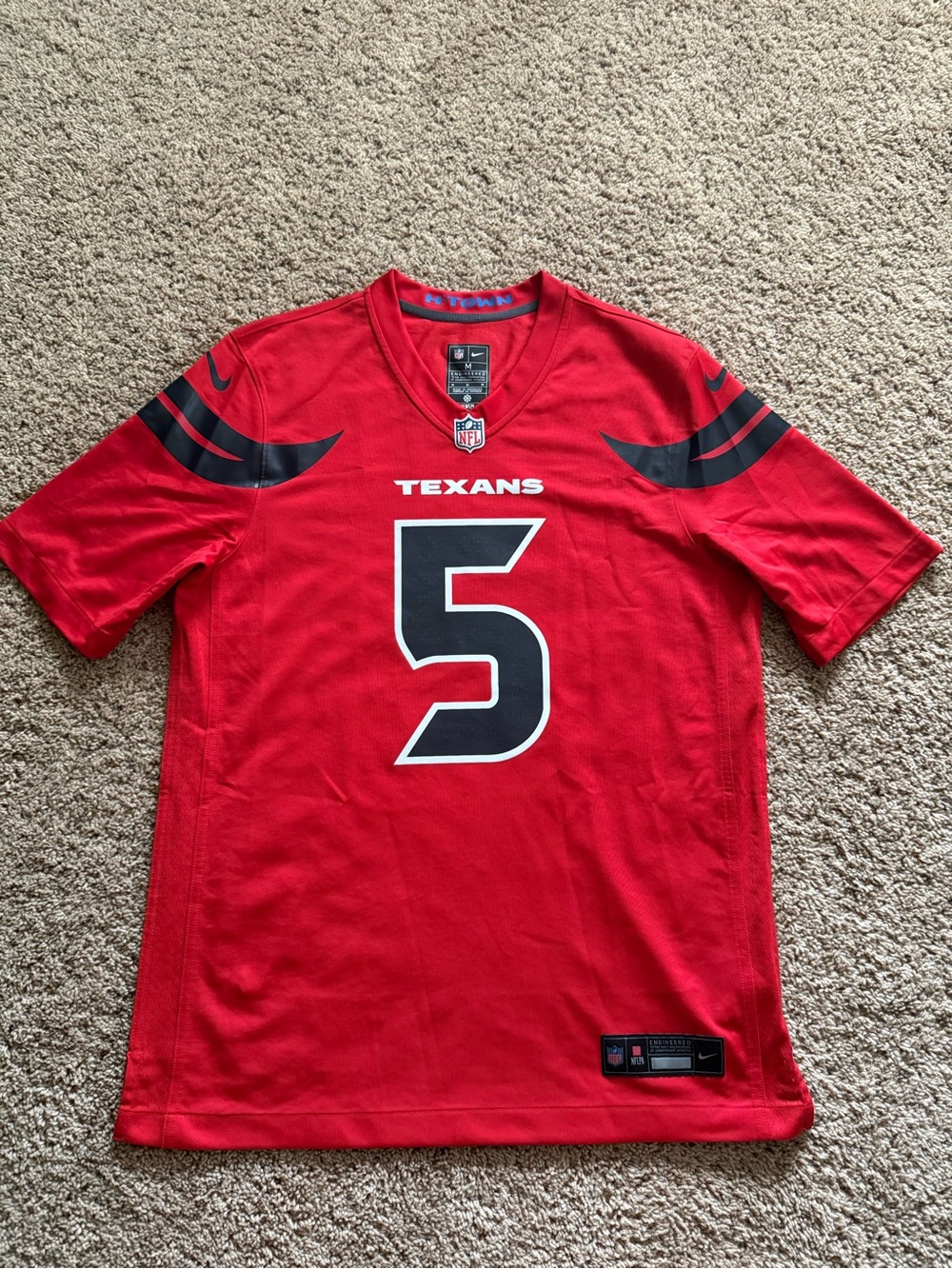 Houston Texans Jalen Pitre Nike Game Jersey Men’s Medium